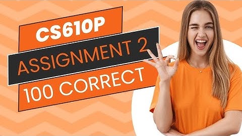 CS610p Assignment 2 Solution Fall 2024 |CS610p Assignment No 2 Fall 2024 |Vuhslearning