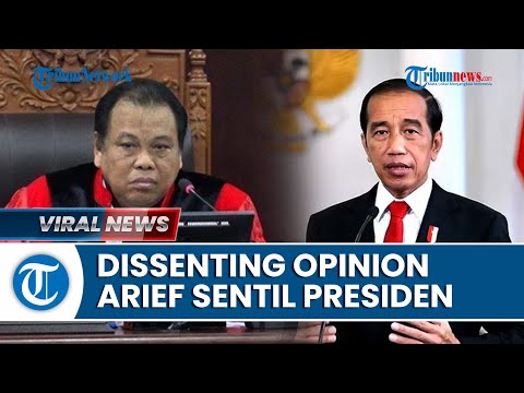 [FULL] Dissenting Opinion Arief Hidayat dalam Sidang MK, Sebut Presiden Boleh Kampanye Tak Nalar