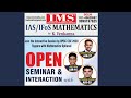Open Seminar & Interaction with AIR-16, AIR-37 & AIR-55 - IMS(Institute of Mathematical Sciences)