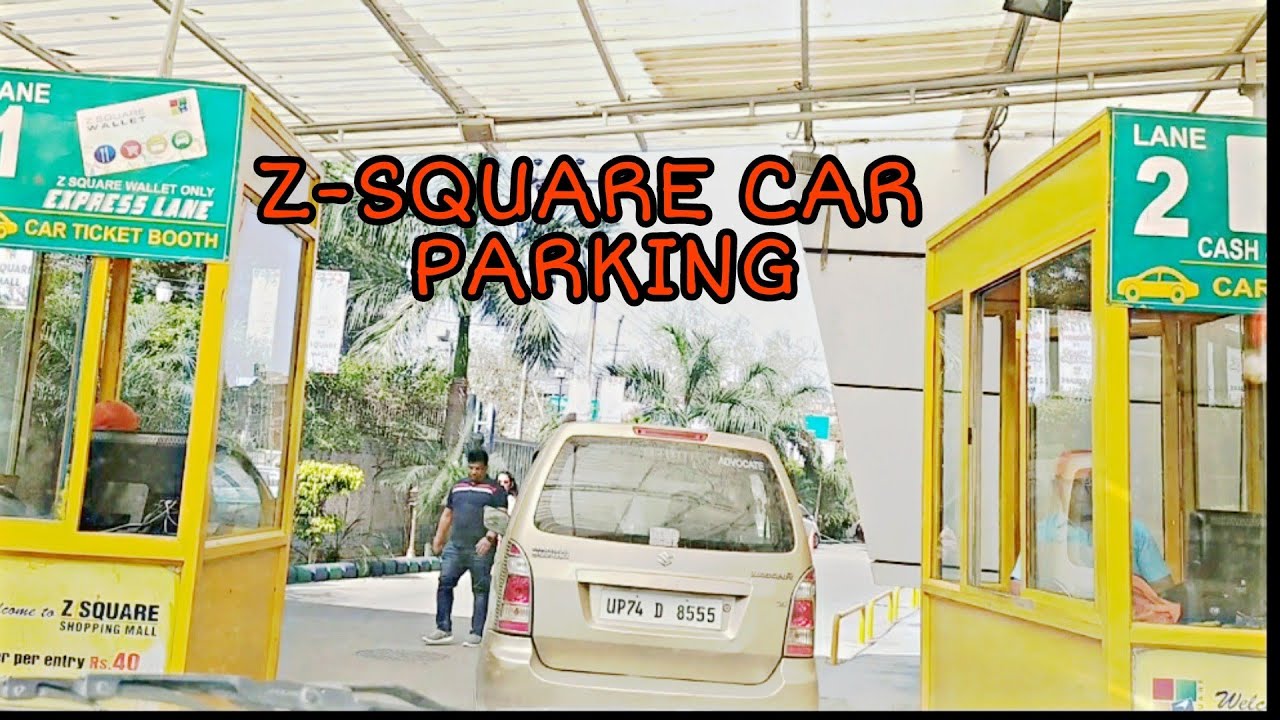 Z Square mall car parking basement || Z Square Kanpur || Z Square mall   | bada chauraha kanpur