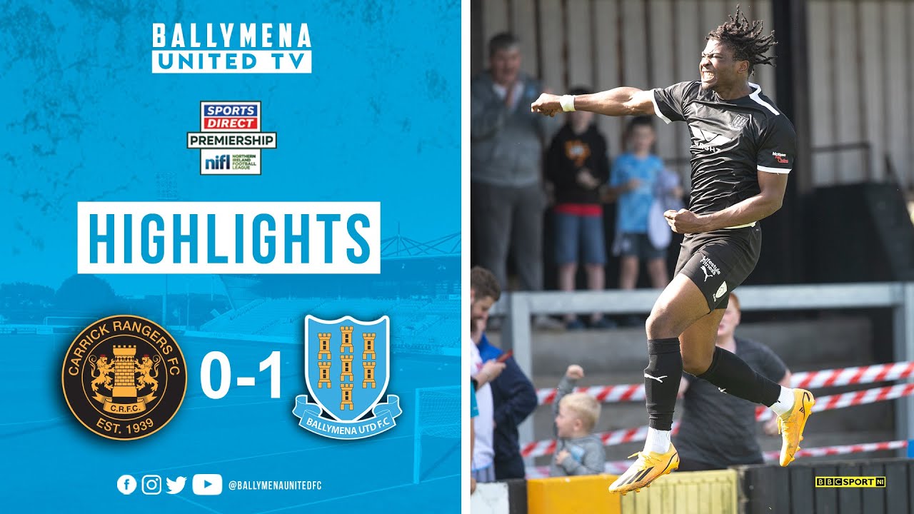 MATCH HIGHLIGHTS |  Carrick Rangers 0-1 Ballymena United