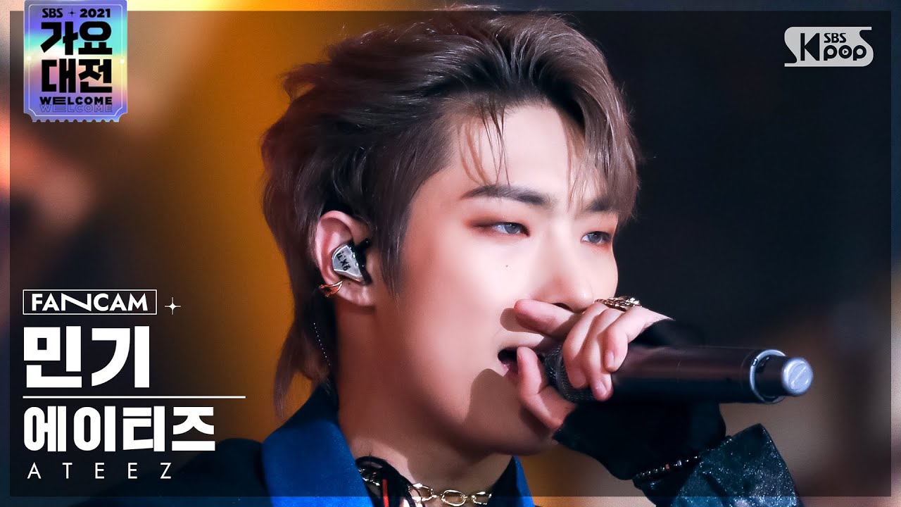 [2021 가요대전 4K] 에이티즈 민기 'Deja Vu' (ATEEZ MIN GI FanCam)│@SBS Gayo Daejeon_2021.12.25.