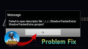 Failed to open Description file !! Error Problem Fix !! 100 Working Trick !! #pubgmobile #problem