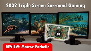 Matrox Parhelia Triple Screen Surround Gaming from 2002