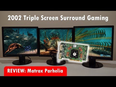 Matrox Parhelia Triple Screen Surround Gaming from 2002