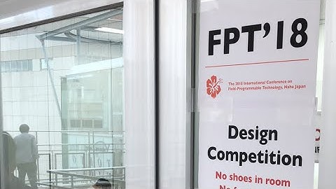 FPT2018 FPGA Design Competition (Preliminary)