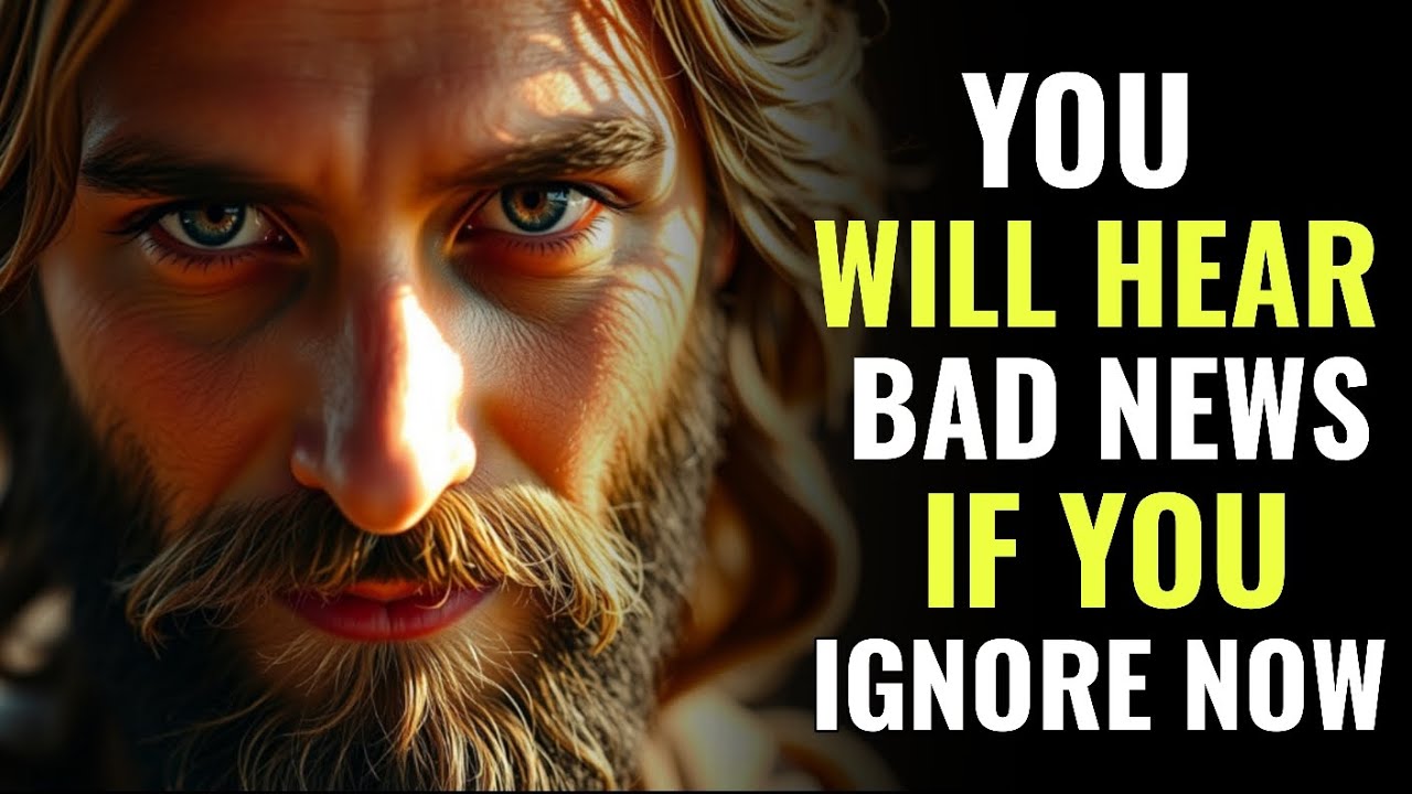 YOU WILL HEAR BAD NEWS IF YOU IGNORE NOW 