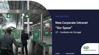 Case Study - Corporate Intranet CP- Comboios de Portugal screenshot 4