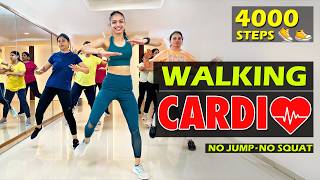 4000 Steps Walking Cardio Full Body Fat Burn No Jumps, No Squats At Home Safal Fitpro