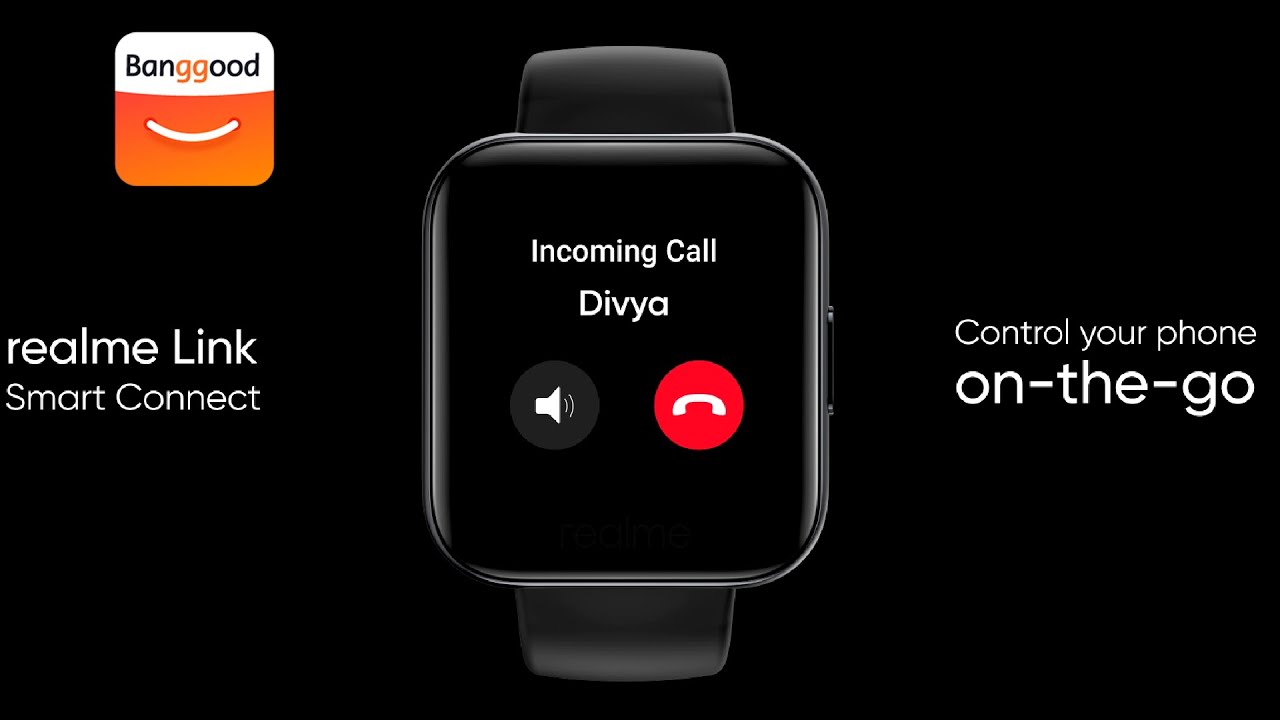 Realme Watch 1.4 inch official trailer buy at Banggood