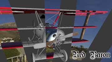 Fokker DR.I Plane Timelapse 60FPS + Blender 2.8 Eevee Preview + Easter Egg
