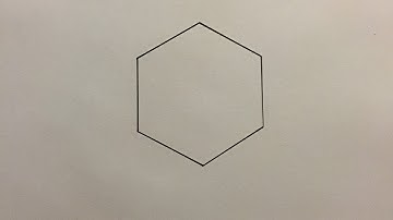 Comment Dessiner Un Hexagone - How To Draw An Hexagon.