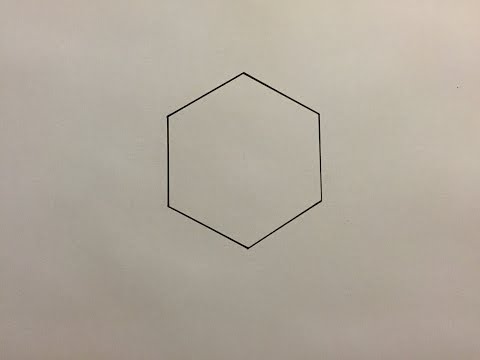 Comment Dessiner Un Hexagone - How To Draw An Hexagon.