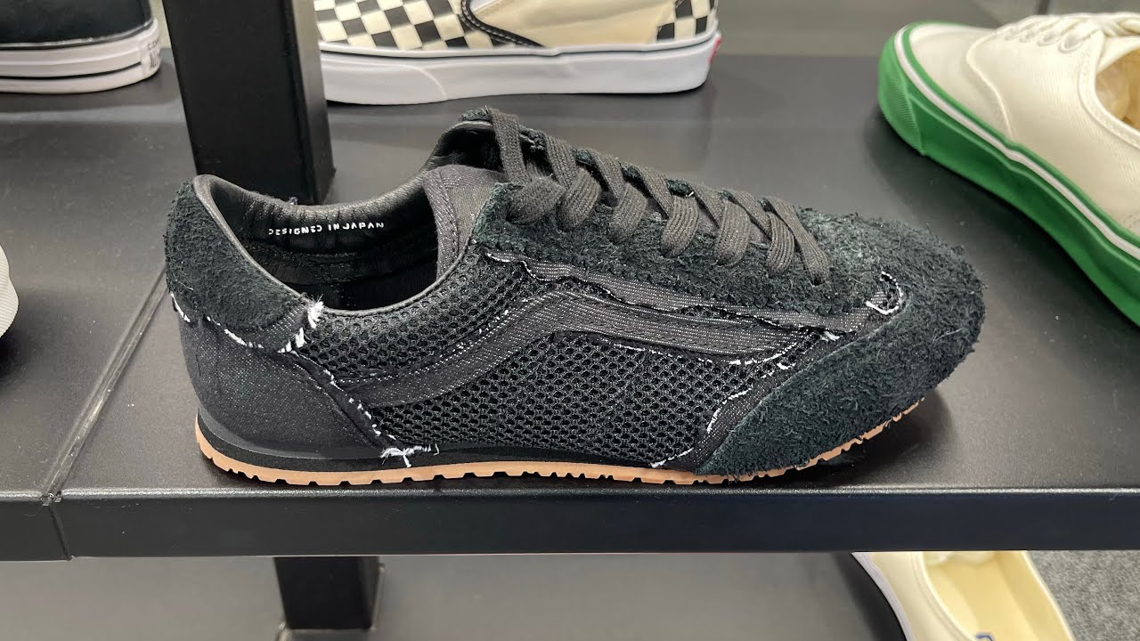 国内配送 VANS SUPER LOWPRO FRAYED BLACK Vans Super Lowpro Frayed (TDC Black) - Style Code