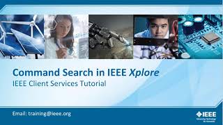 Command Search in IEEE Xplore Feb 2021