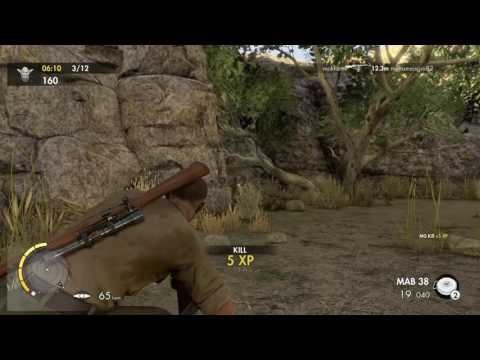 Sniper Elite 3 multiplayer deathmatch Hellfire cheater caught / out of map bug 4
