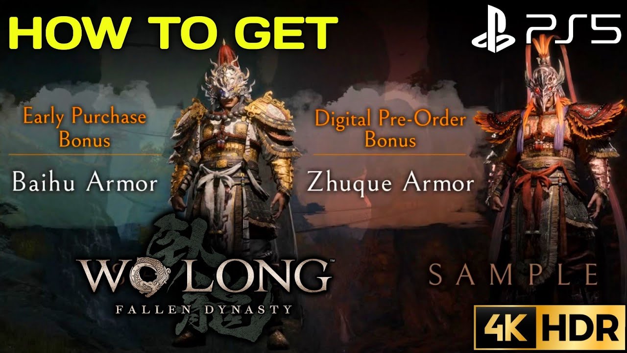 How to Claim Pre Order Bonus WO LONG FALLEN DYNASTY Pre Order Bonus PS5 |Wo Long Pre Order Bonus PS5