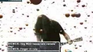 finger eleven - falling on - music video