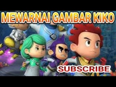 MEWARNAI GAMBAR TOKOH KARTUN KIKO AND FRENDS YouTube