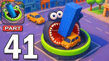 Hole.io - Gameplay Walkthrough Part 41 - Swallow Everything & Dominate the City (Android, iOS)