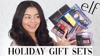 ELF MAKEUP HOLIDAY GIFT SETS HAUL - AFFORDABLE CHRISTMAS GIFTS!