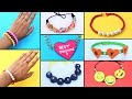 7 DIY Easy & Beautiful Friendship Bracelets for beginners/ How to make Friendship Bands at home