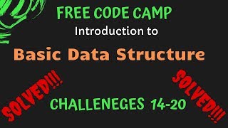 FCC - Introduction to Basic Data Structure- Challenges 14-20 Net Worth