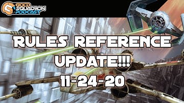 X-wing Rules Reference Update!!!  11/24/2020
