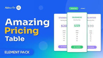 How to Make an Amazing Pricing Table With Monthly/yearly Toggle Switch Using Element Pack Pro
