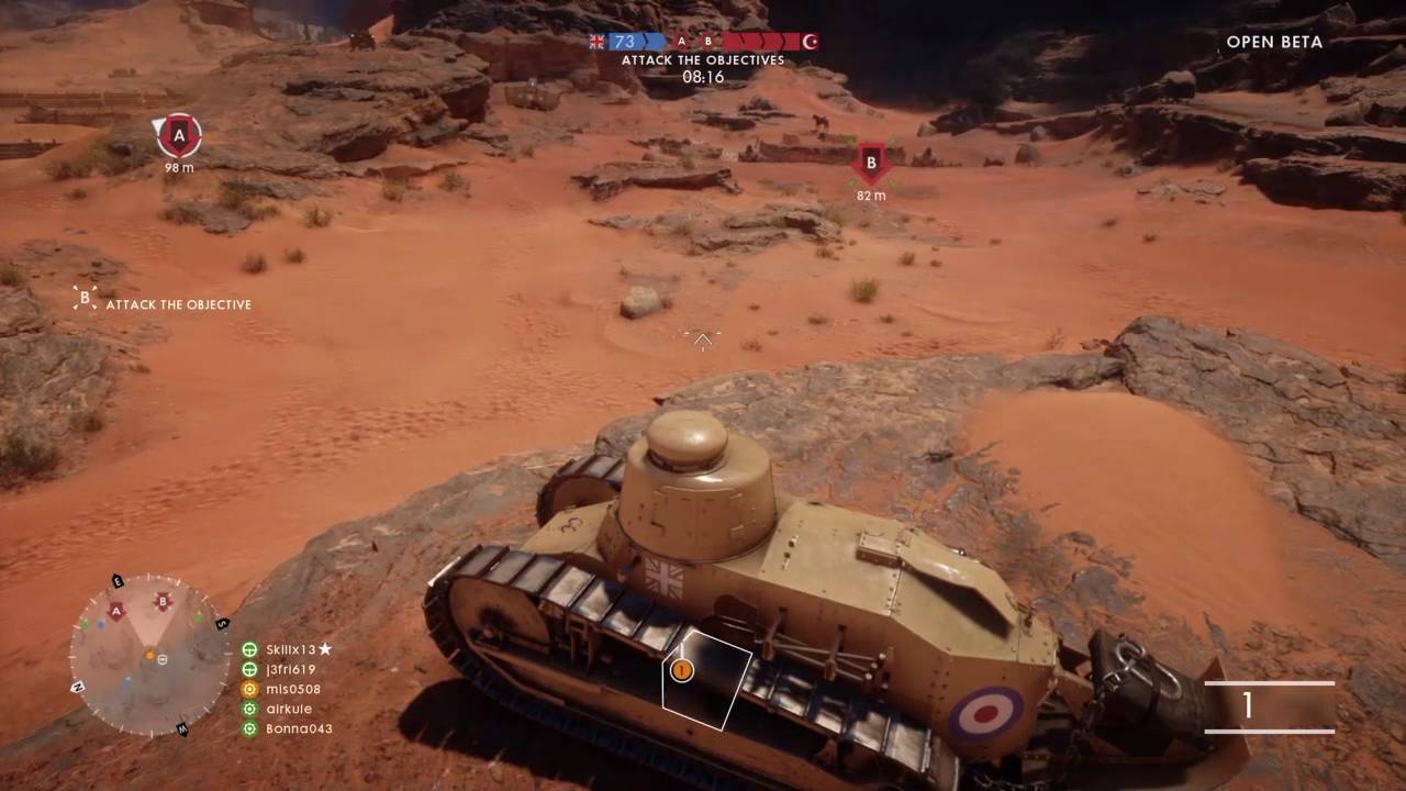 Battlefield 1 open beta, light tank need nerf, is too strong armored and powerfull