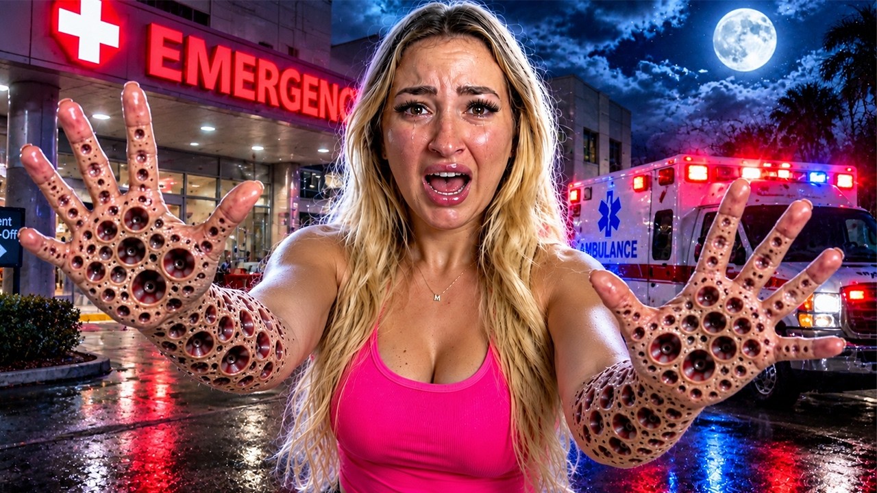 SHE STARTED GROWING HOLES IN HER ARMS...