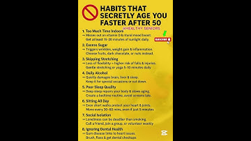 Anti-Aging Tips: 8 Habits That Make You Look Older After 50