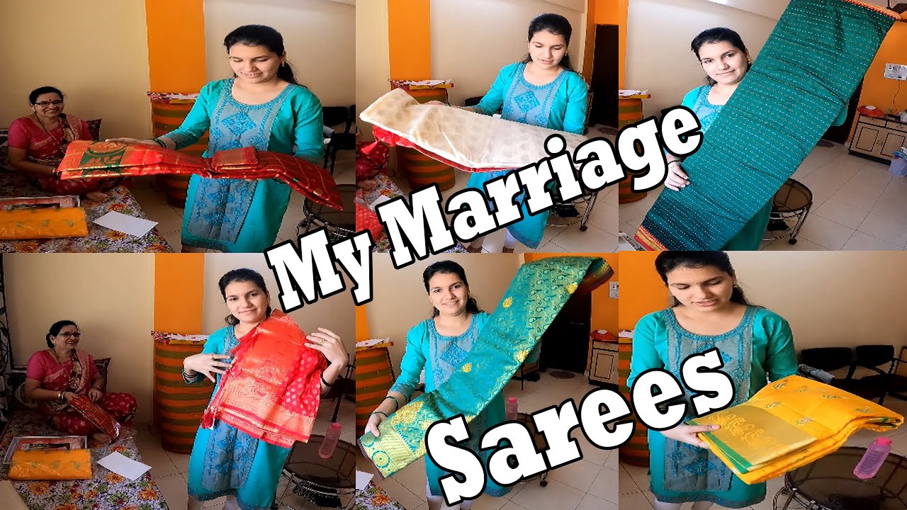लग्नाची साडी बघा | My Wedding Saree | Shubhangi Keer