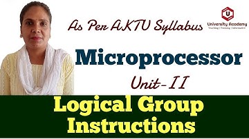 Micro18: Logical Group Instructions of 8085 Microprocessor | AND Operation | OR Operation