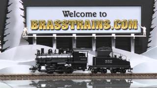 051772-HO Brass Model Train - Hallmark Models Wabash 0-6-0 Class B-7 Steam Switcher #552 - CUSTOM