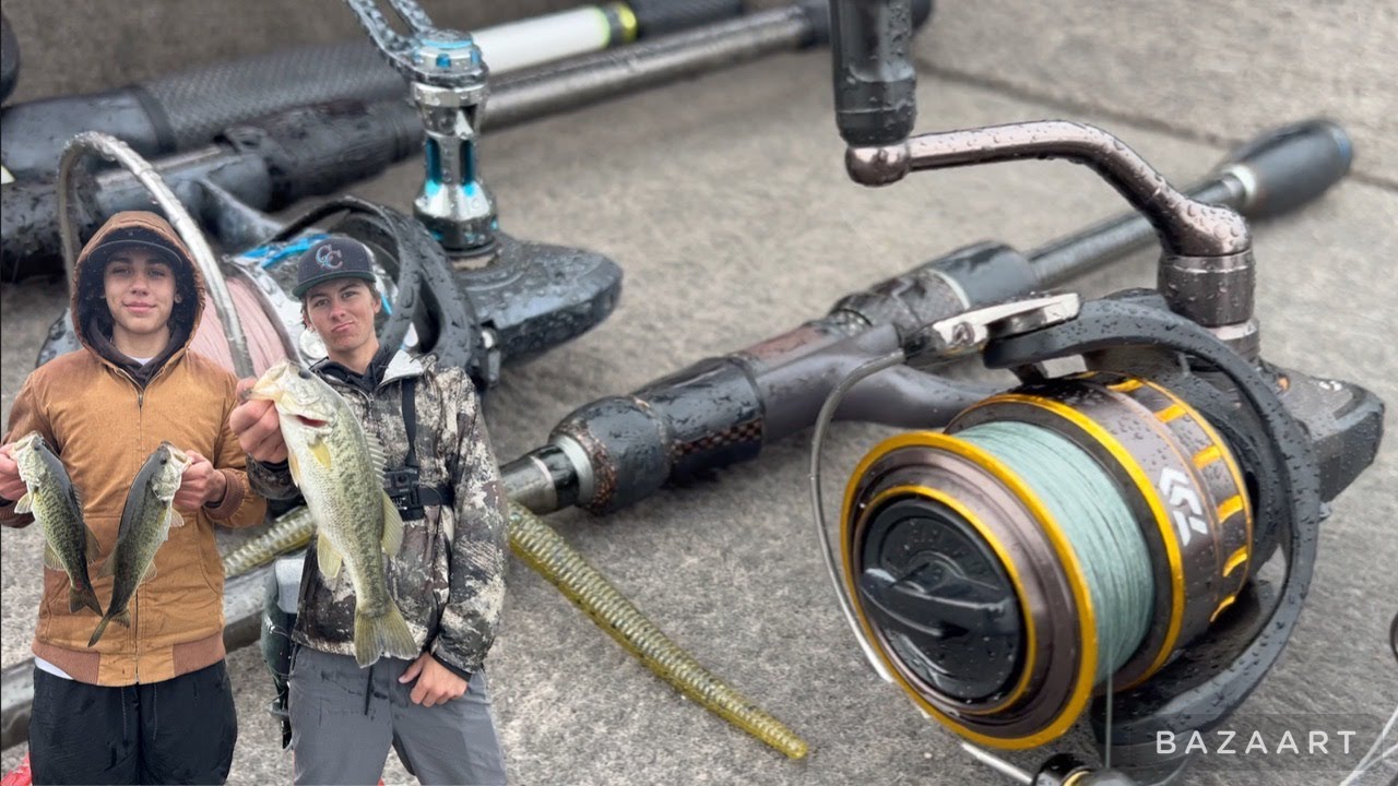 Evening of BASS FISHING || HARSH CONDITIONS