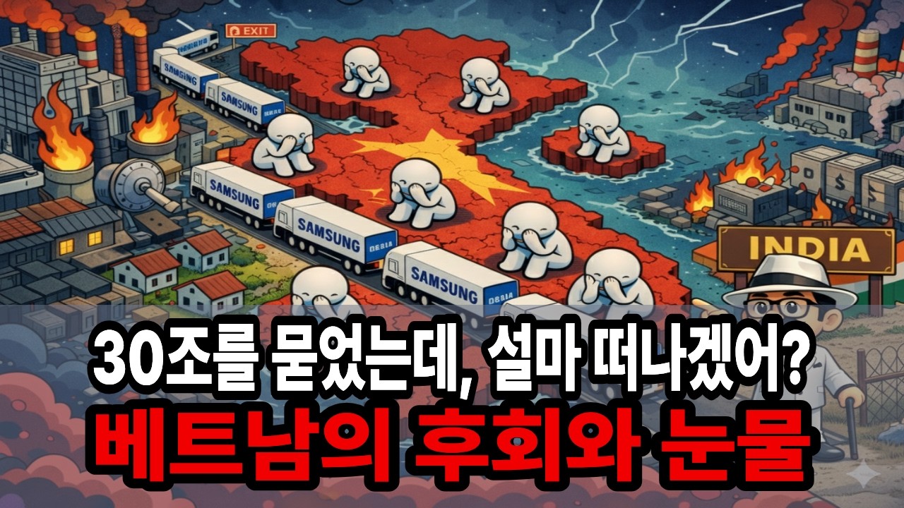 삼성 30조를 묻었는데, 설마 떠나겠어? 베트남의 후회와 눈물