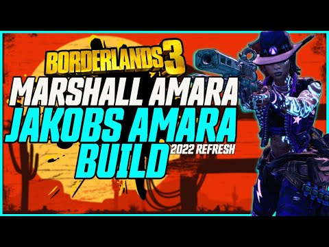 1 Shot Everything! Jakobs Amara Build (2022 Refresh) // Borderlands 3 Marshall Amara