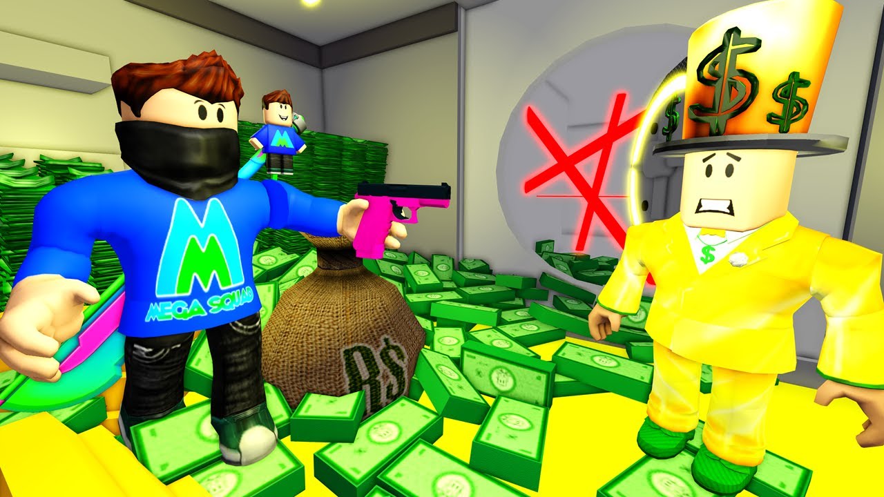 I ROBBED the RICHEST PERSON in ROBLOX! Can MegaSquadMo Escape Mr Rich's