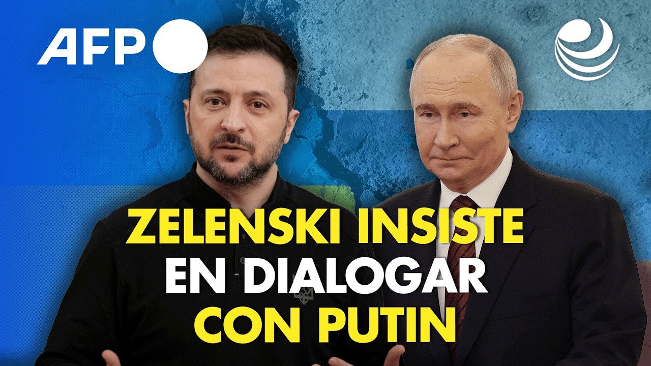 Zelenski insiste en reunirse con Putin