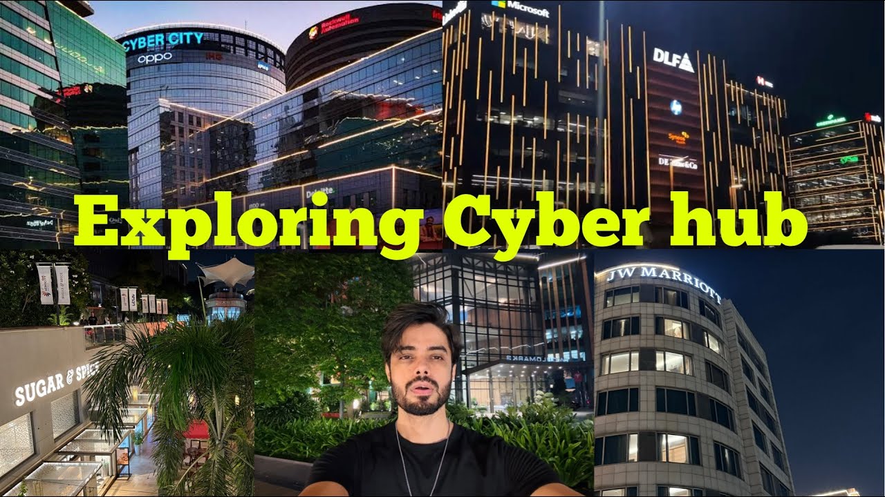 Exploring DLF Cyber hub 🏣