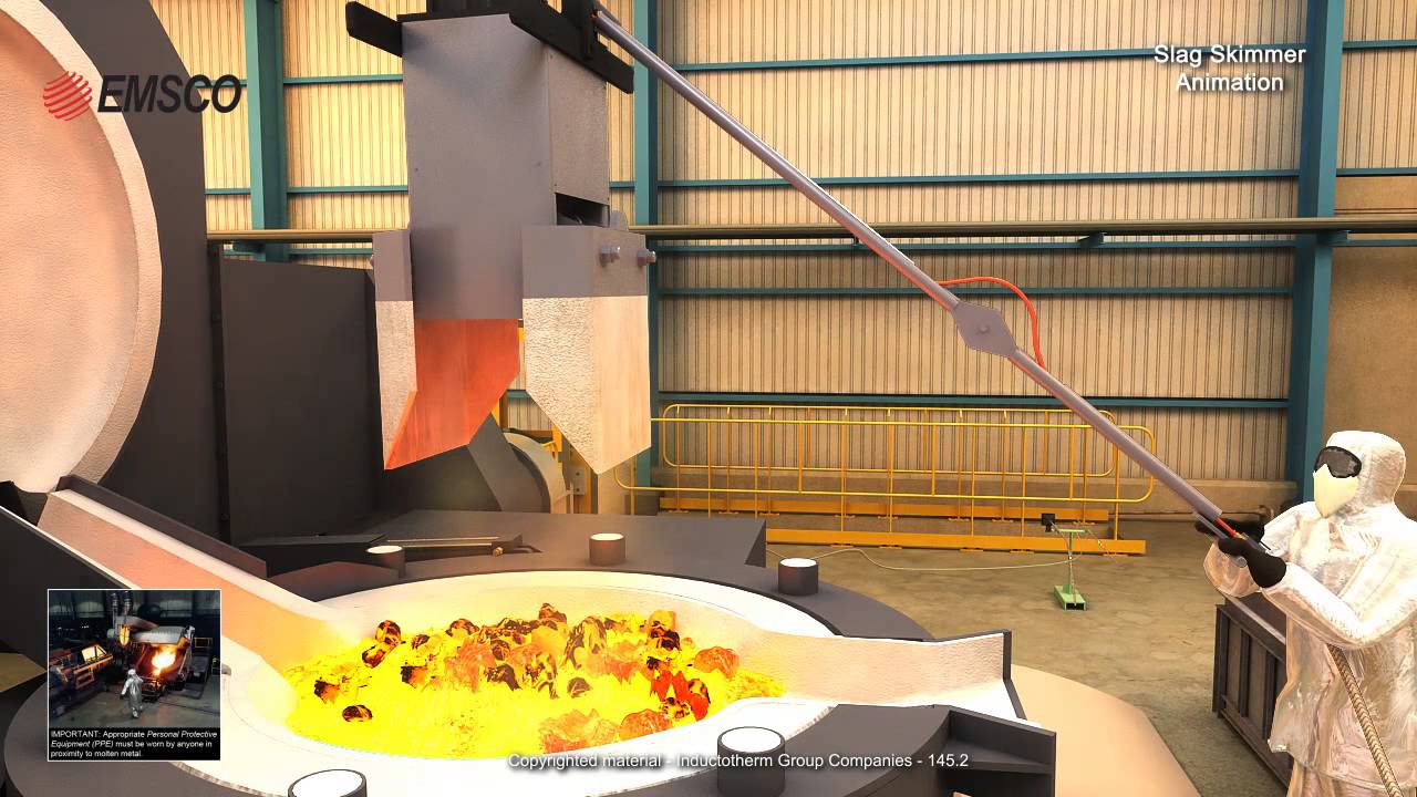 EMSCO Slag Skimmer YouTube