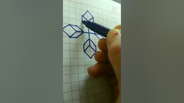 Optical 3D Illusion Trick Step by Step 🤩 #shorts #youtube #viralshorts #drawing #art #3d #Illusions