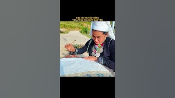 Vẽ sáp ong - công đoạn không thể thiếu để hoàn thành trang phục cho dân tộc Dao Tiền #shorts