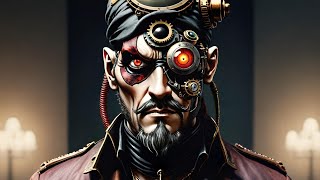 Ghost Airship / The Eye of the Cyclone / AI-Generated