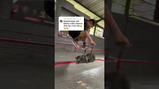 Treflip skateboarding trick #skate #skateboarding #skateboard #skateboardvibes