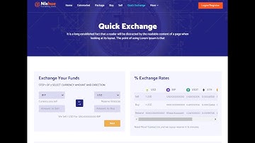 How to Make Dollar Buy Sell Website | install Nishue - CryptoCurrency Buy Sell Exchange Download