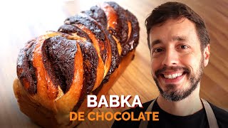 BABKA DE CHOCOLATE: Receita de pão doce recheado com chocolate