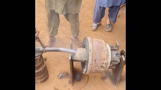 EMERGENCY Truck Repair Stuck Axle And Broken Rear Wheel Housing Fix