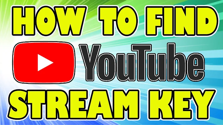 How To Find Your YouTube Stream Key - Live Streaming Key Location
